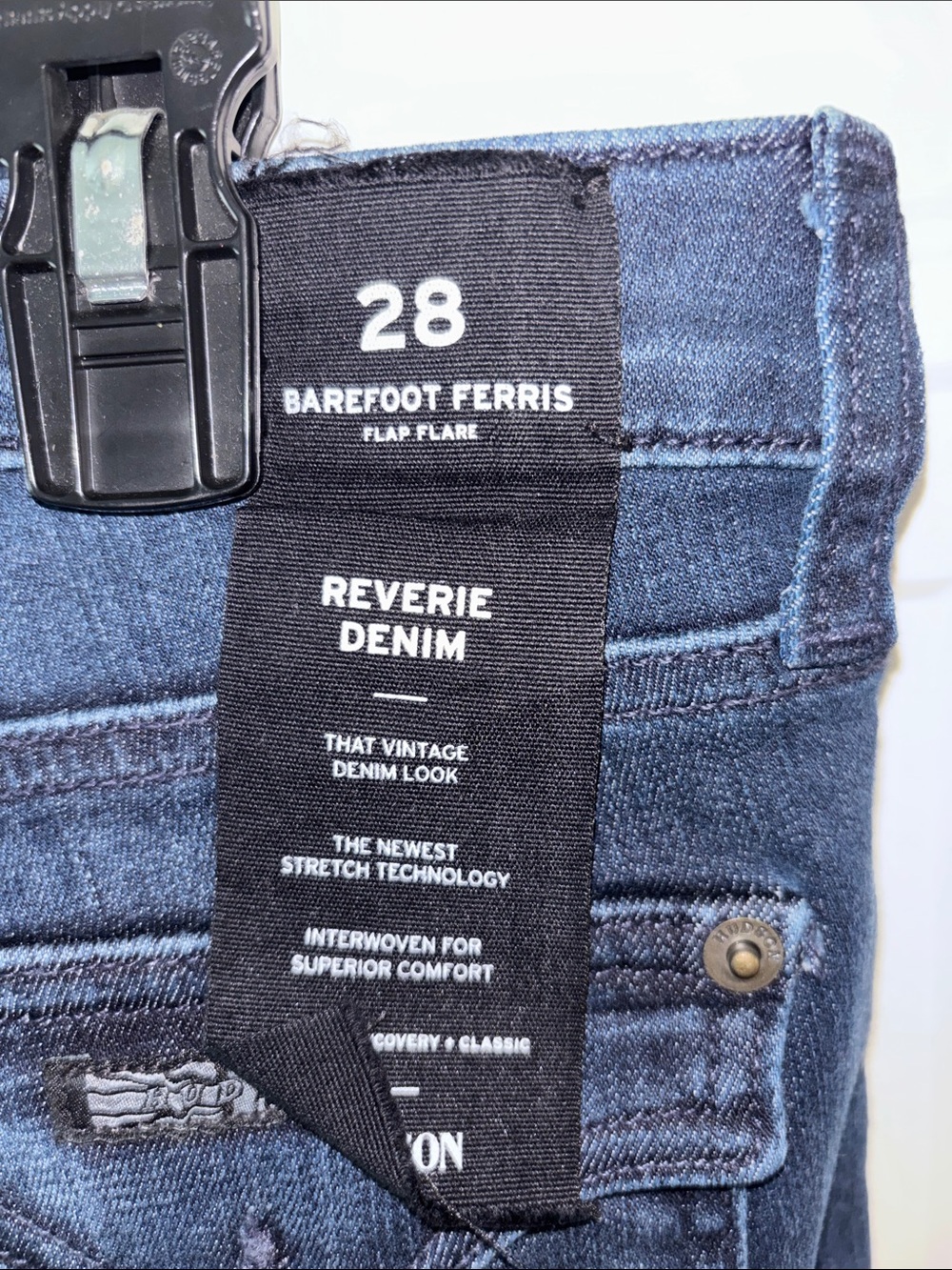 Hudson Flare Bottom Jeans - Picture 4 of 5